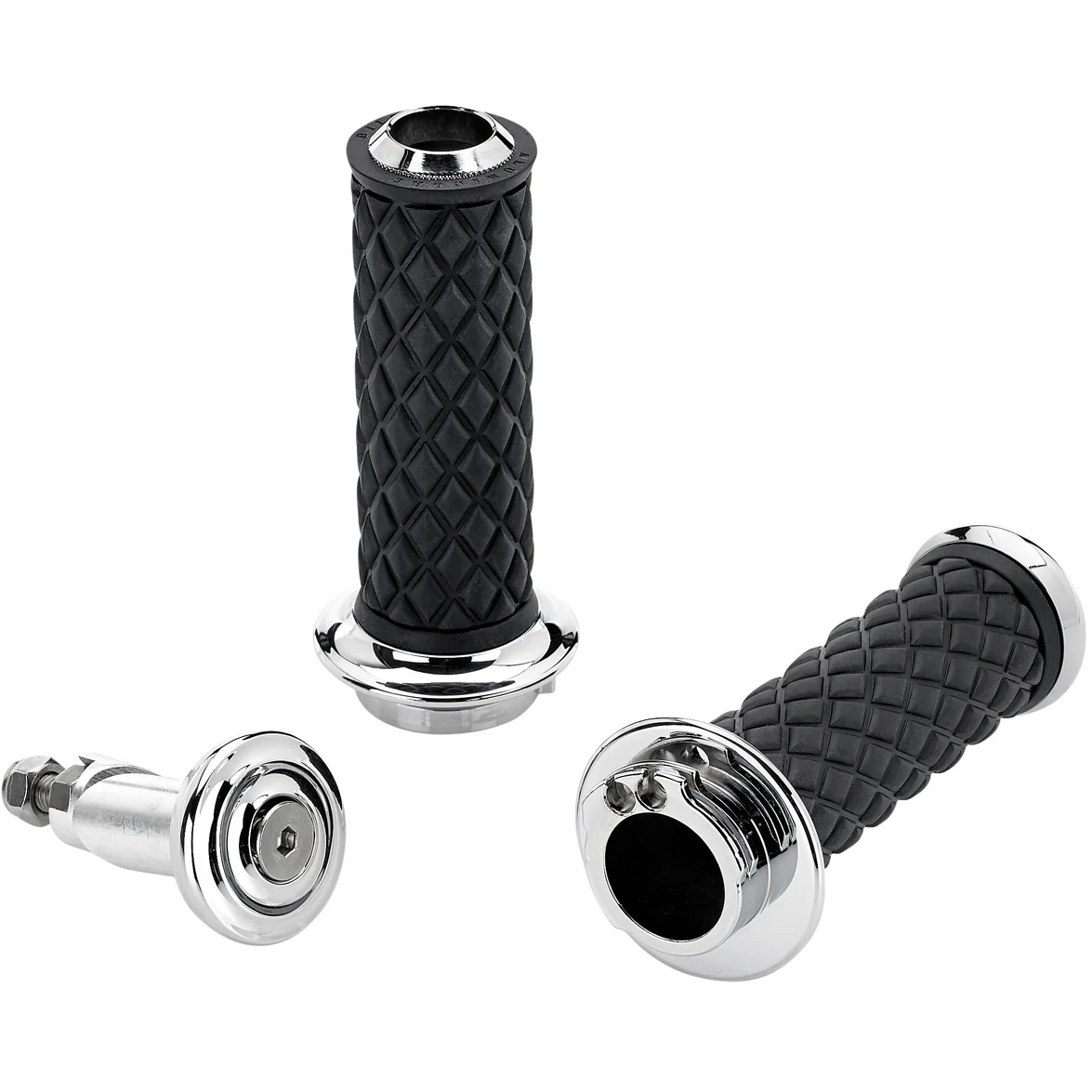 1" AlumiCore For Stock H-D 2-Cable Hand Controls - Chrome - Image 4