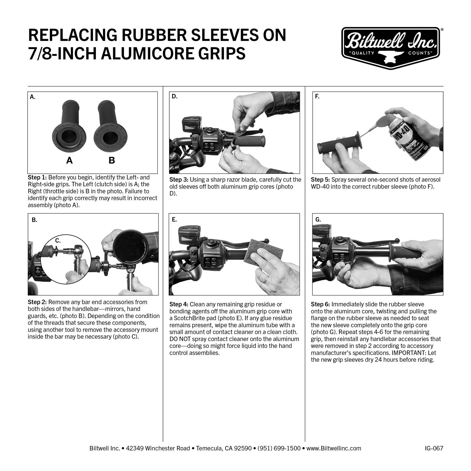 AlumiCore Replacement Sleeves - Full Knurl 7/8" - Image 12