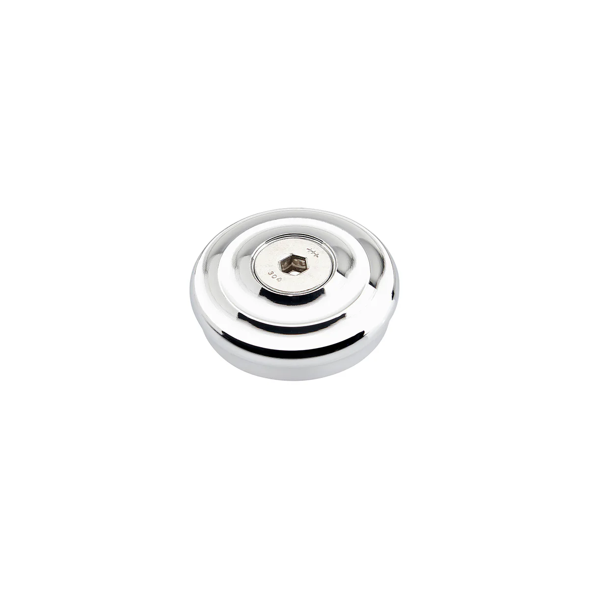 AlumiCore Throttle End Cap Kit - Chrome - Image 3