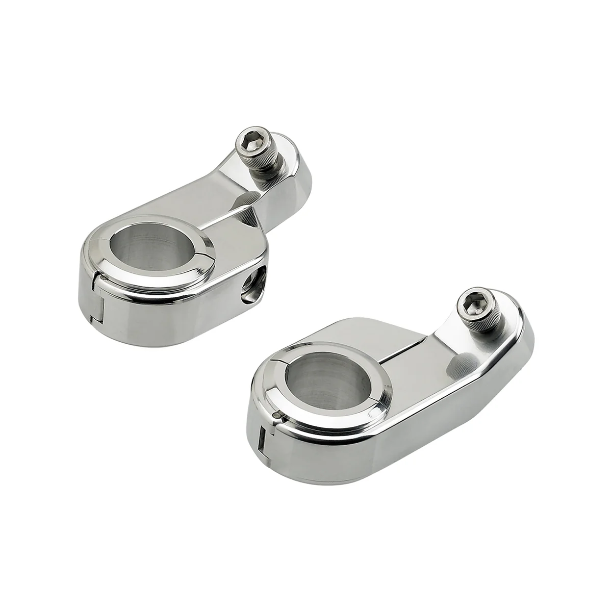 Angled O/S Speed Clamps - Chrome