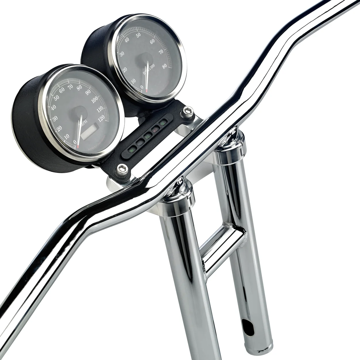 Angled O/S Speed Clamps - Chrome - Image 2