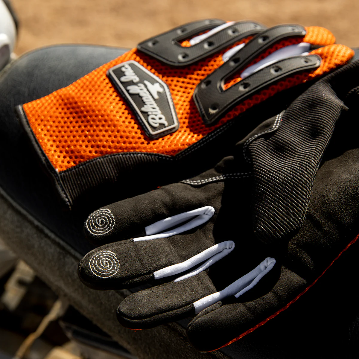 Anza Gloves - Orange - Image 17
