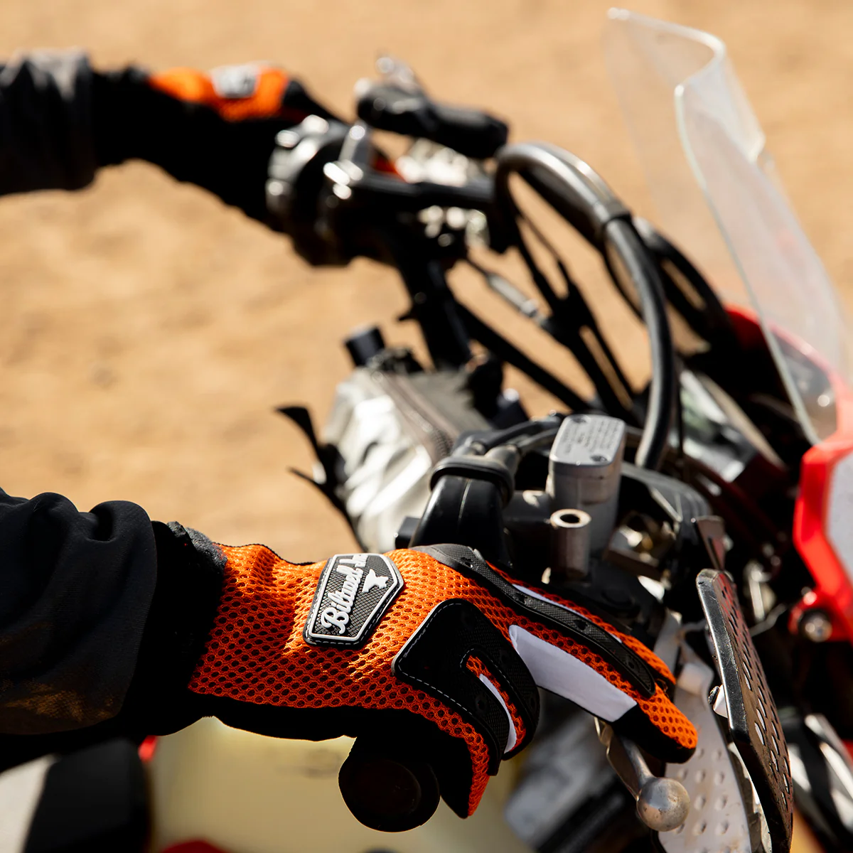 Anza Gloves - Orange - Image 9
