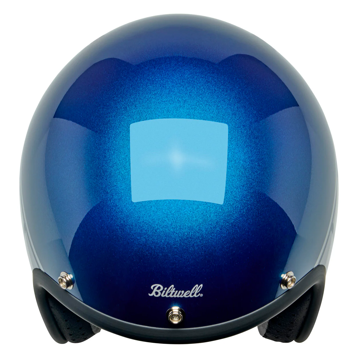 Bonanza Helmet - Holeshot Metallic Blue / Silver - Image 5