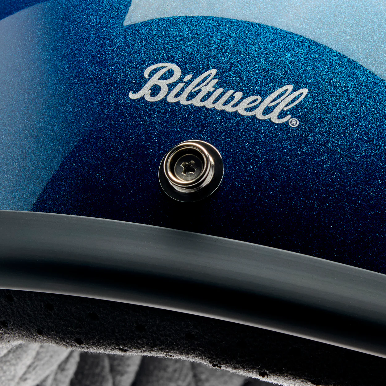Bonanza Helmet - Holeshot Metallic Blue / Silver - Image 8
