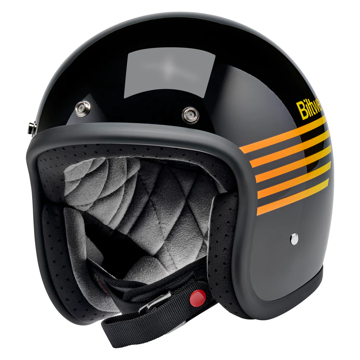 Bonanza Helmet - Lightspeed Gloss Black / Orange / Yellow - Image 7