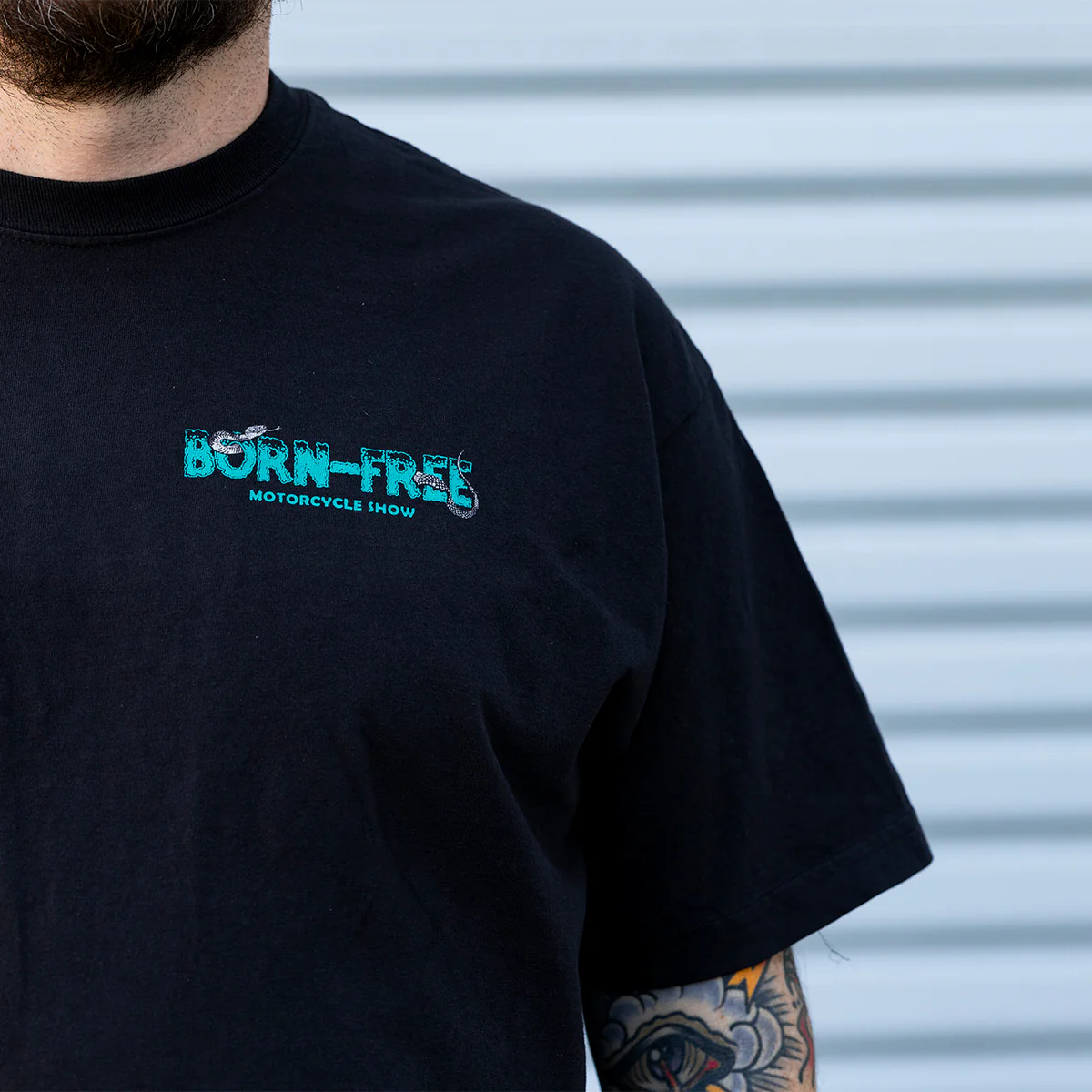 Born-Free Snake Knuckle T-Shirt - Image 3