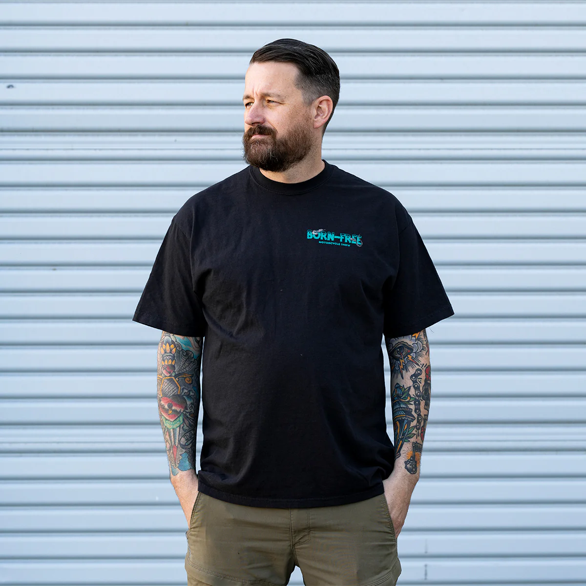 Born-Free Snake Knuckle T-Shirt - Image 4