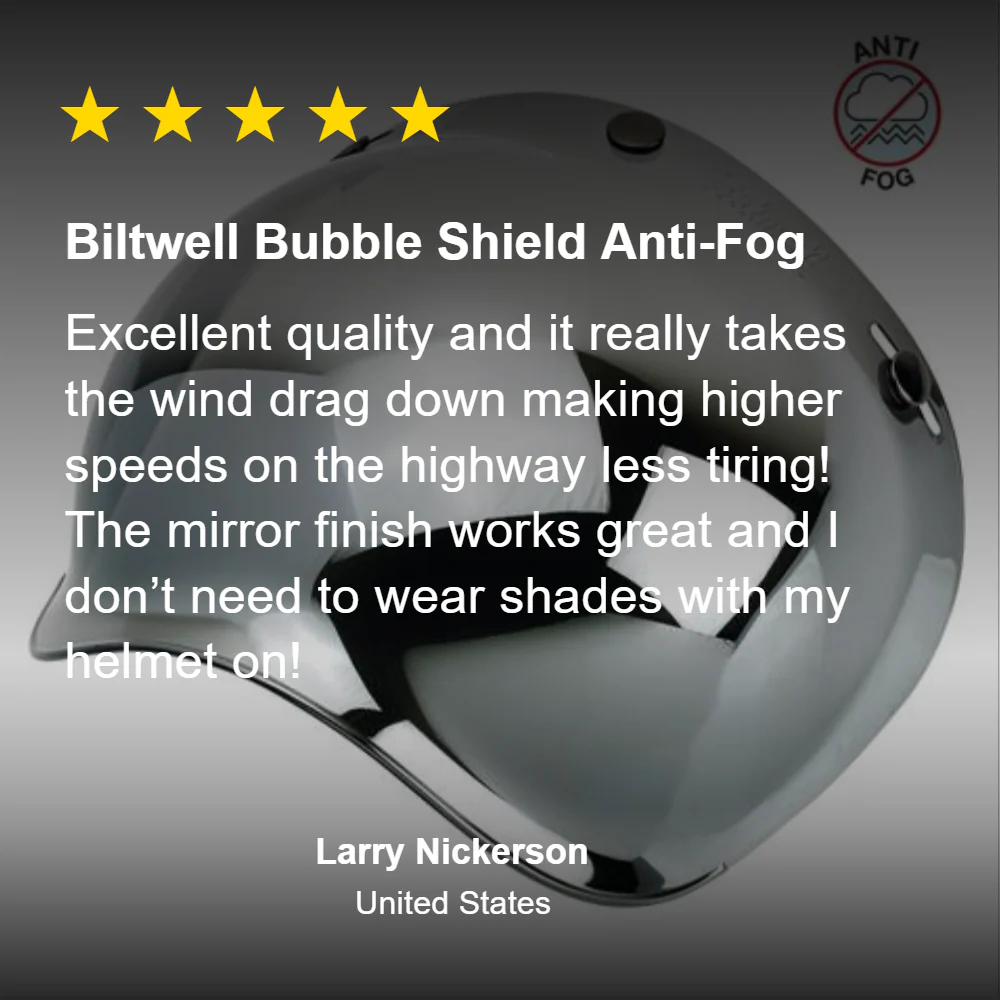 Bubble Shield Anti-Fog - Chrome Mirror - Image 10