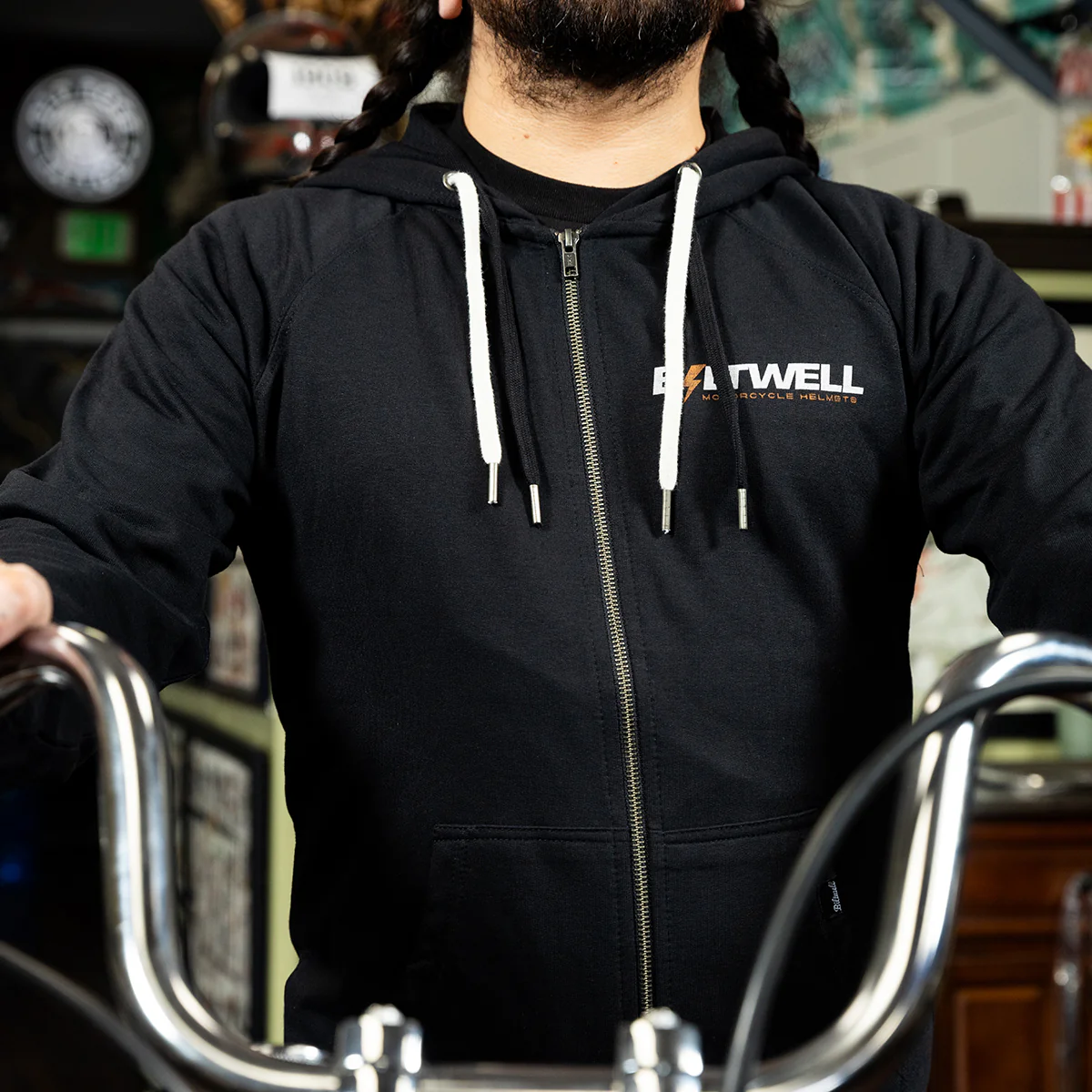 CLOSEOUT Bolts Zip Hoodie - Image 10
