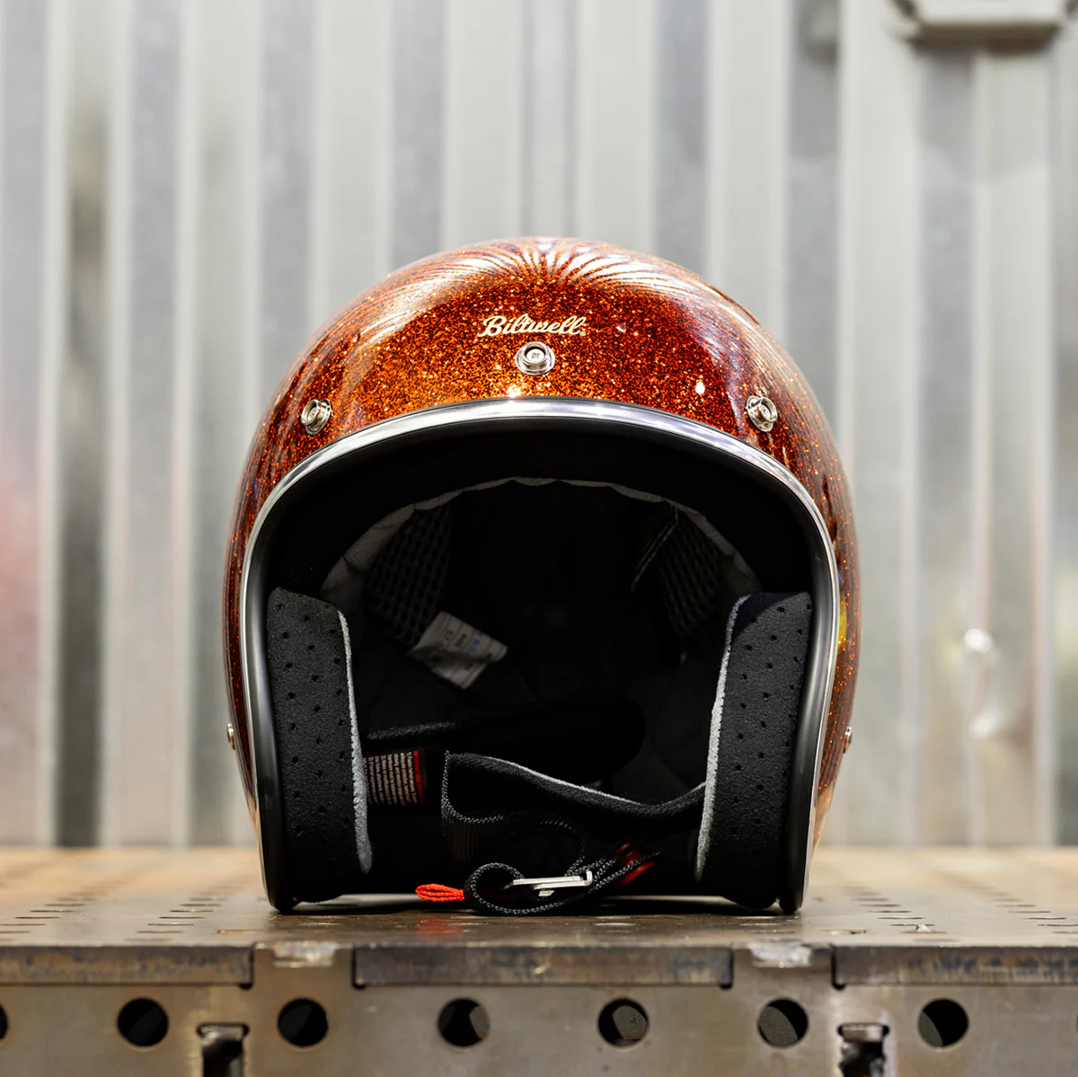 CLOSEOUT Bonanza Helmet - Megaflake Rootbeer - SIZE X-SMALL - Image 12