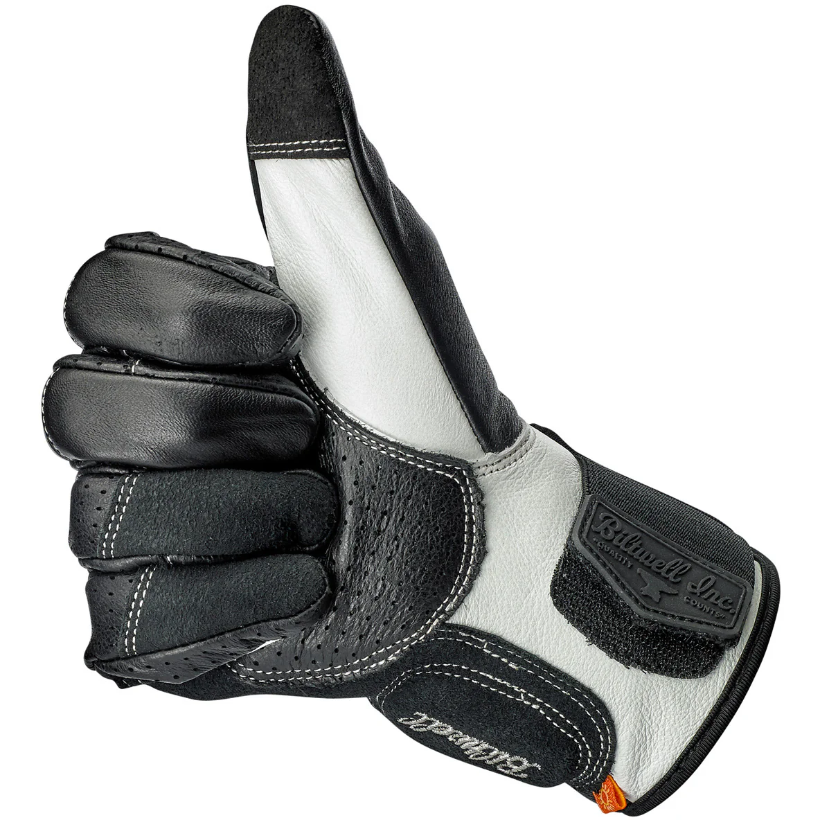 CLOSEOUT Borrego Gloves - Black/Cement - Image 6