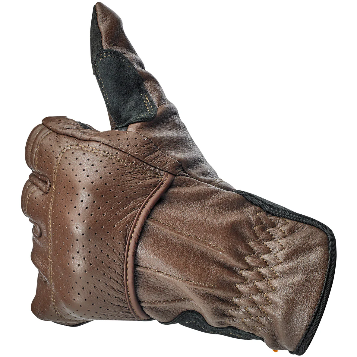 CLOSEOUT Borrego Gloves - Chocolate/Black - Image 4