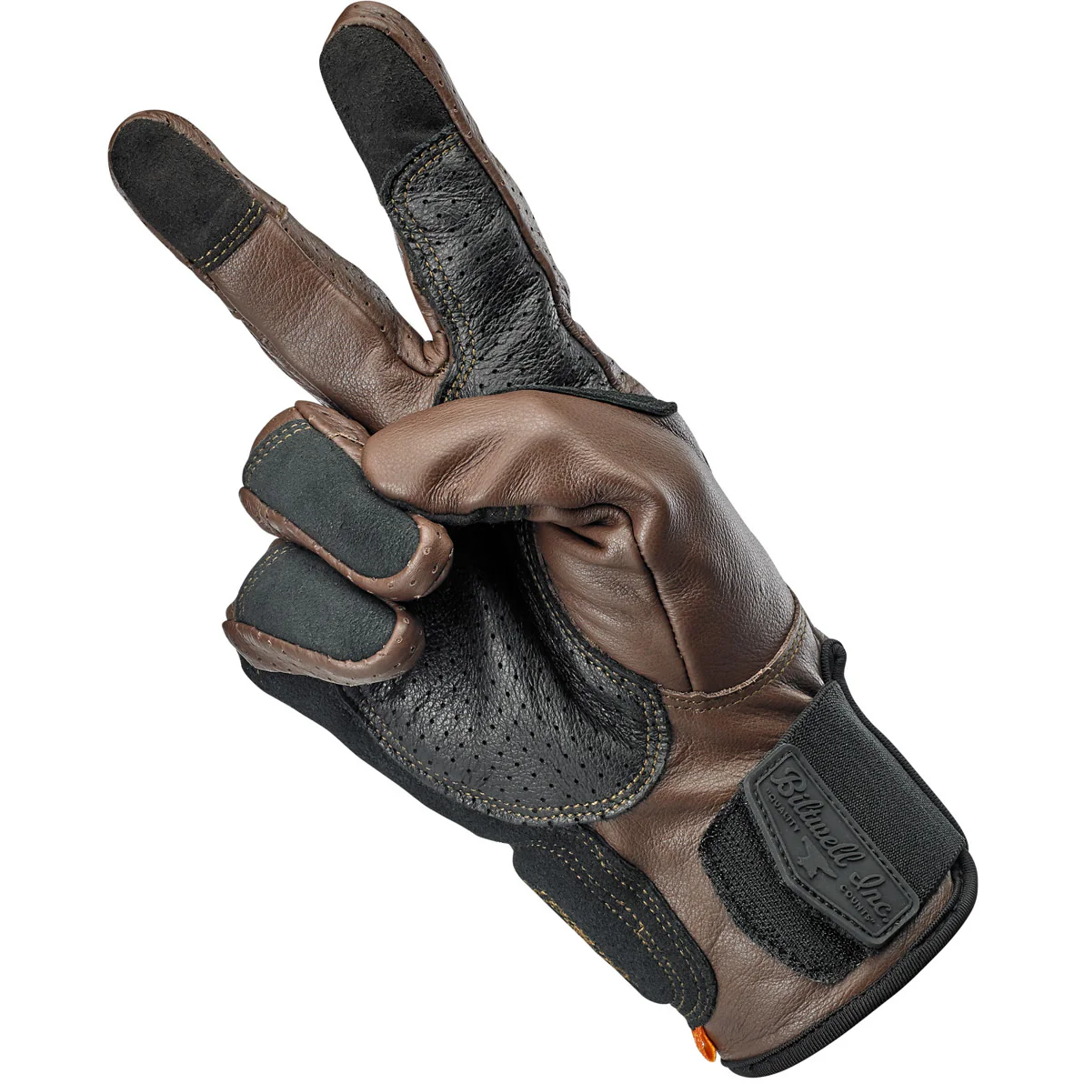 CLOSEOUT Borrego Gloves - Chocolate/Black - Image 6