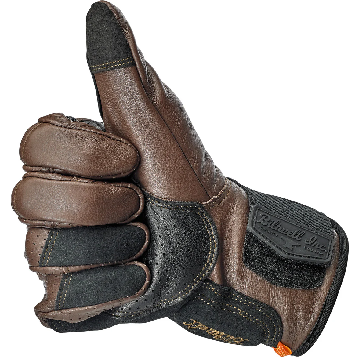 CLOSEOUT Borrego Gloves - Chocolate/Black - Image 7