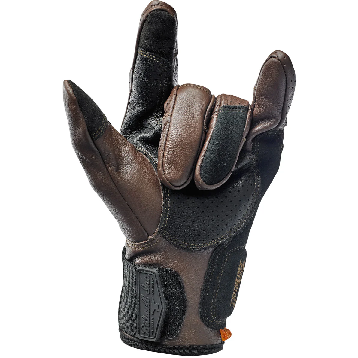 CLOSEOUT Borrego Gloves - Chocolate/Black - Image 8
