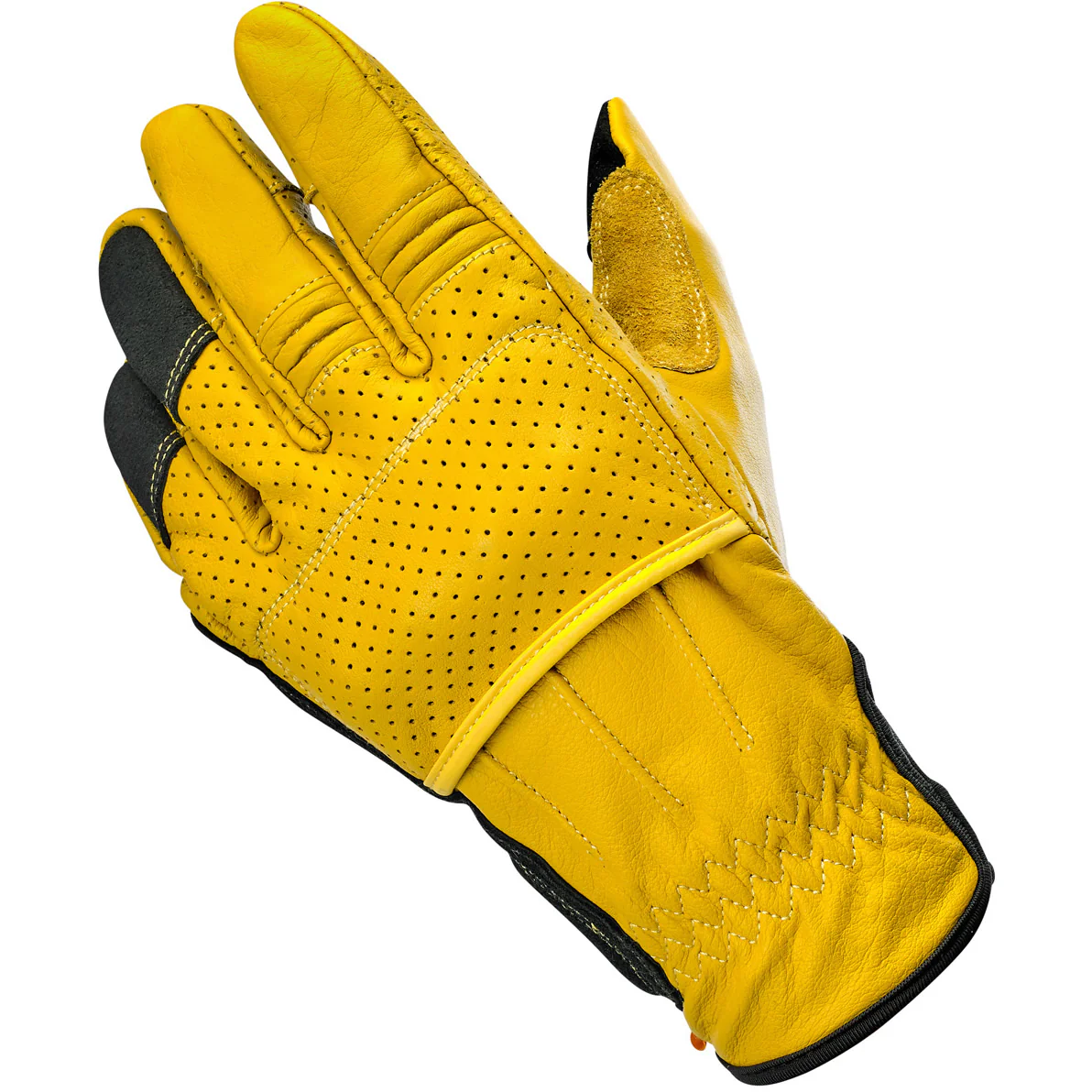 CLOSEOUT Borrego Gloves - Gold/Black - Image 3