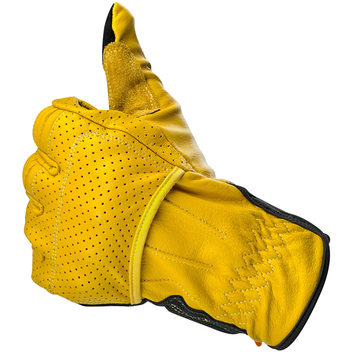CLOSEOUT Borrego Gloves - Gold/Black - Image 4