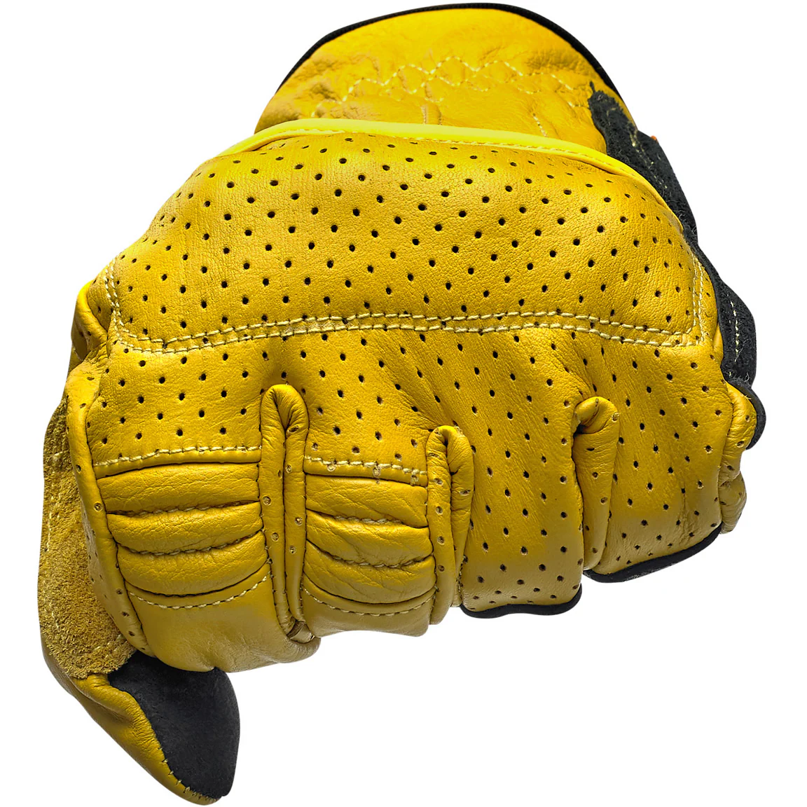 CLOSEOUT Borrego Gloves - Gold/Black - Image 5