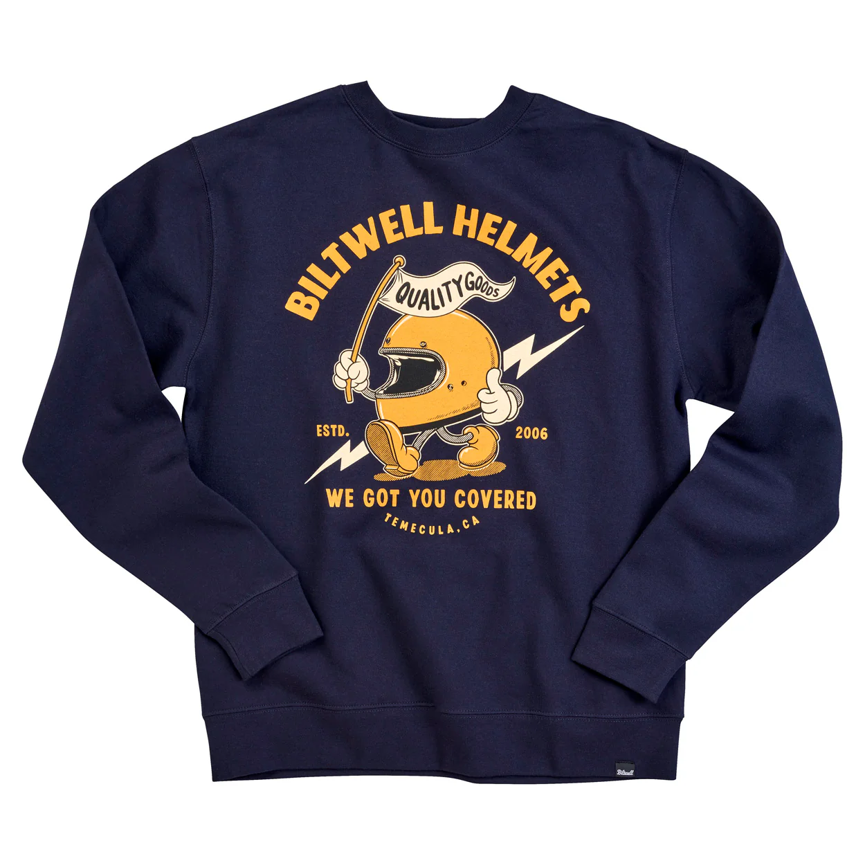 CLOSEOUT Covered Crew Neck Sweatshirt - Image 2