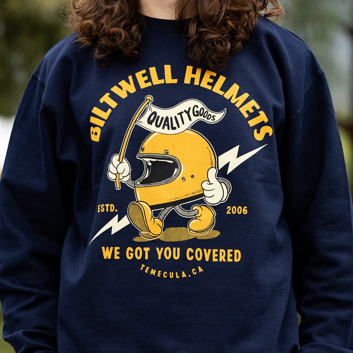 CLOSEOUT Covered Crew Neck Sweatshirt - Image 5