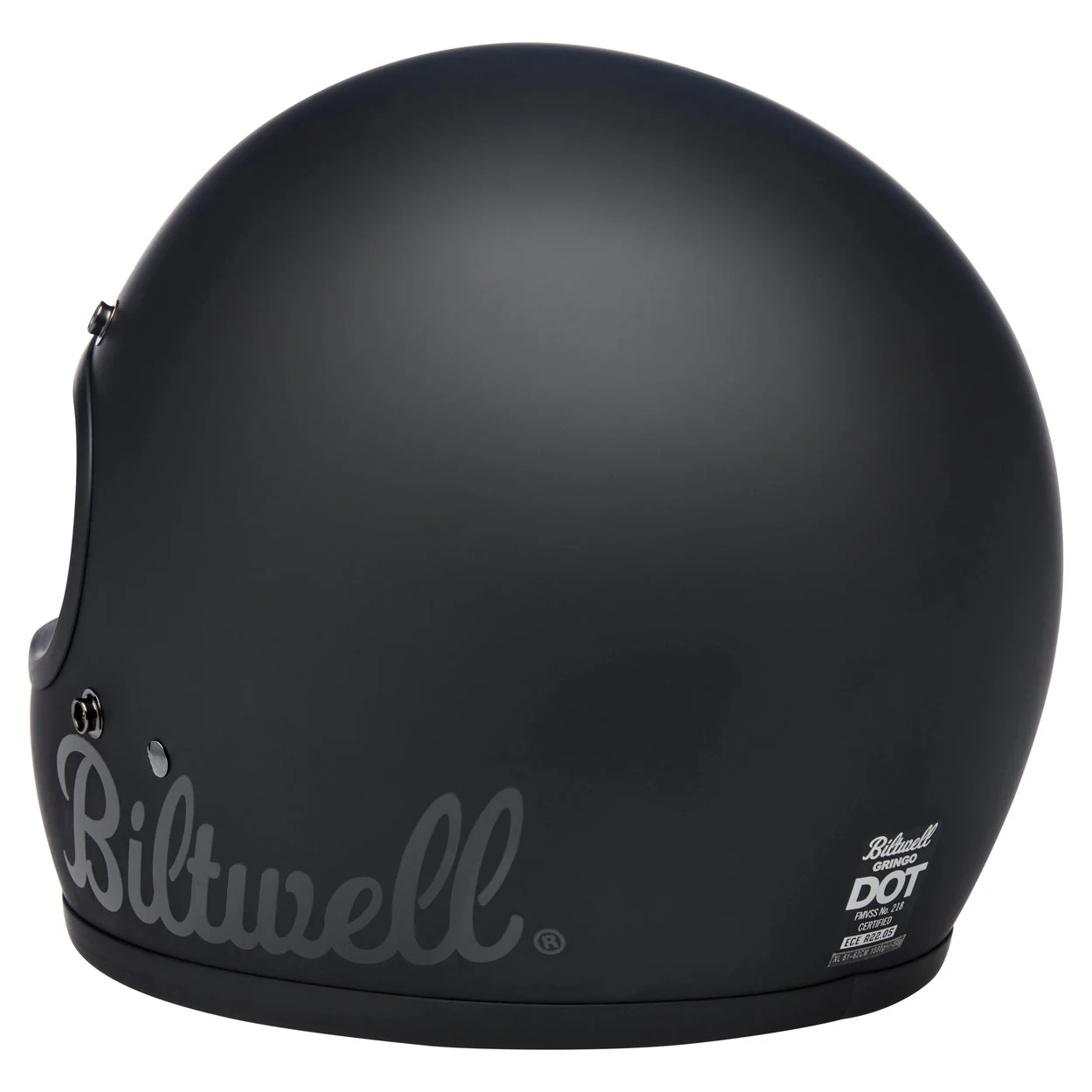 CLOSEOUT Gringo ECE R22.05 Helmet - Flat Black Factory - Size Small - Image 6