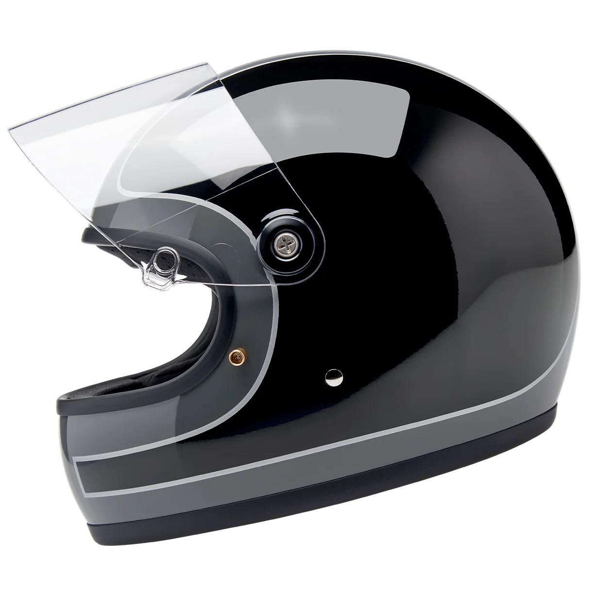 CLOSEOUT Gringo S Helmet - Gloss Storm Grey / Black Tracker