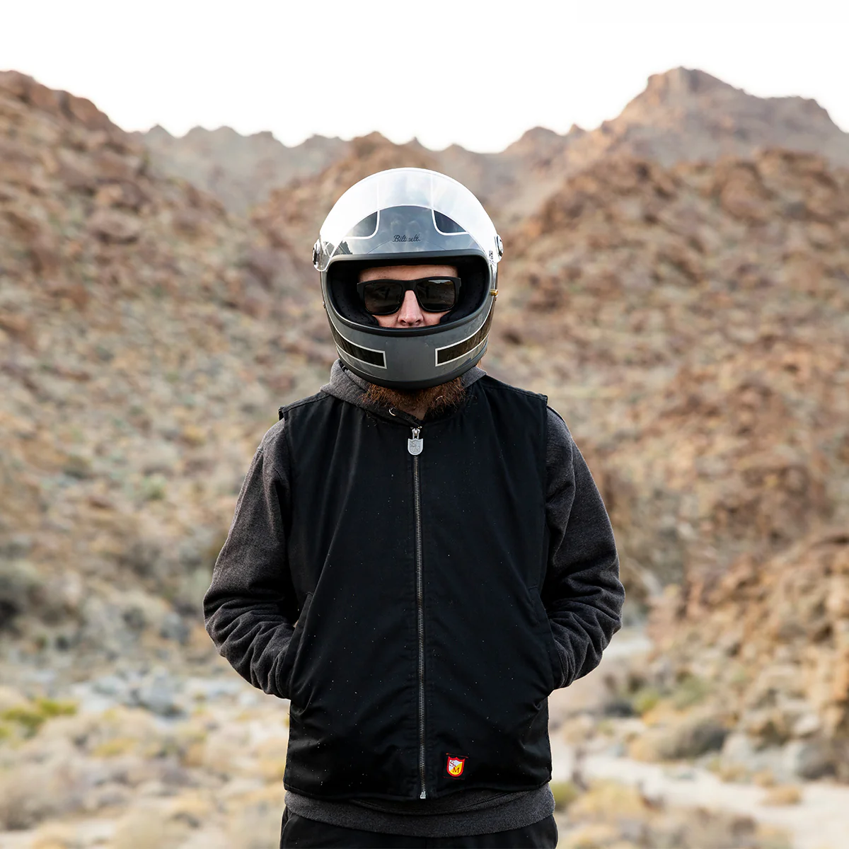 CLOSEOUT Gringo S Helmet - Gloss Storm Grey / Black Tracker - Image 17