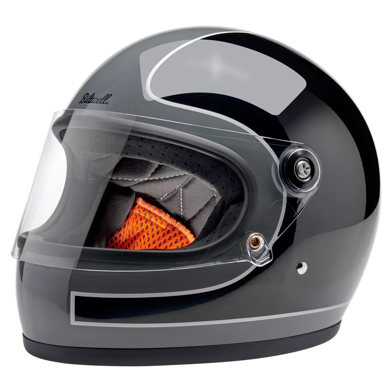 CLOSEOUT Gringo S Helmet - Gloss Storm Grey / Black Tracker - Image 3