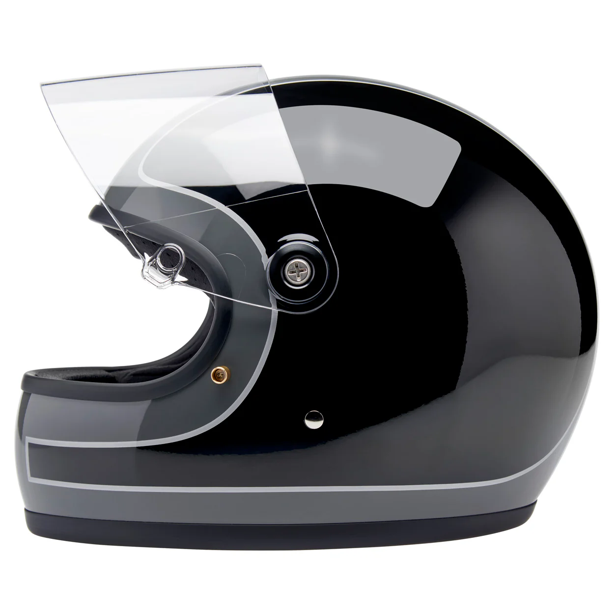 CLOSEOUT Gringo S Helmet - Gloss Storm Grey / Black Tracker - Image 7