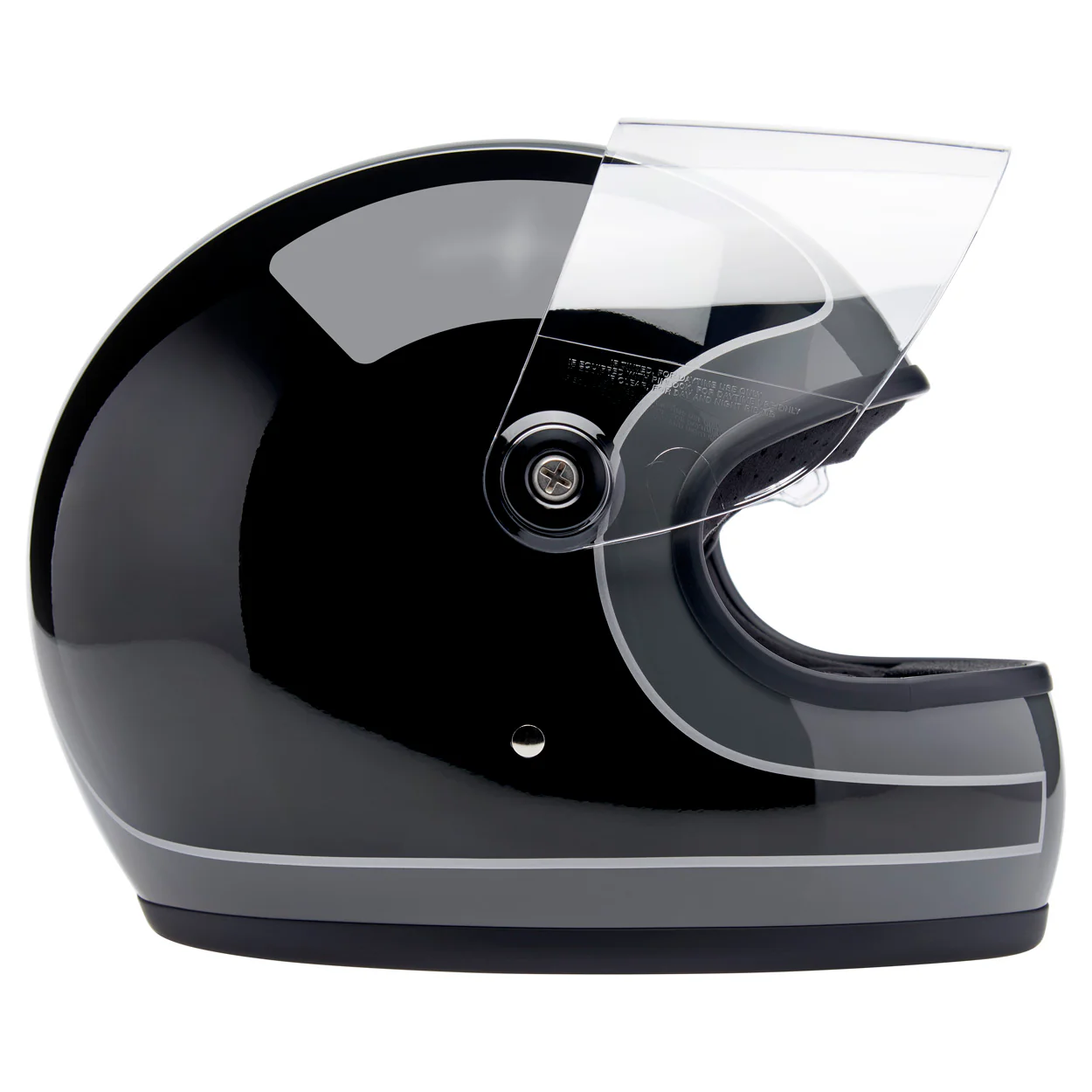 CLOSEOUT Gringo S Helmet - Gloss Storm Grey / Black Tracker - Image 9