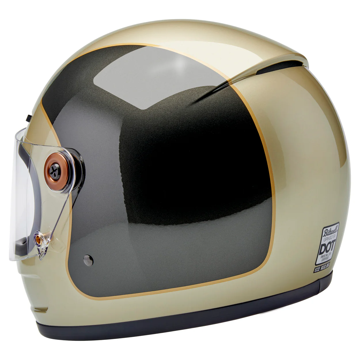 CLOSEOUT Gringo SV Helmet - Metallic Champagne / Charcoal Tracker - Image 12