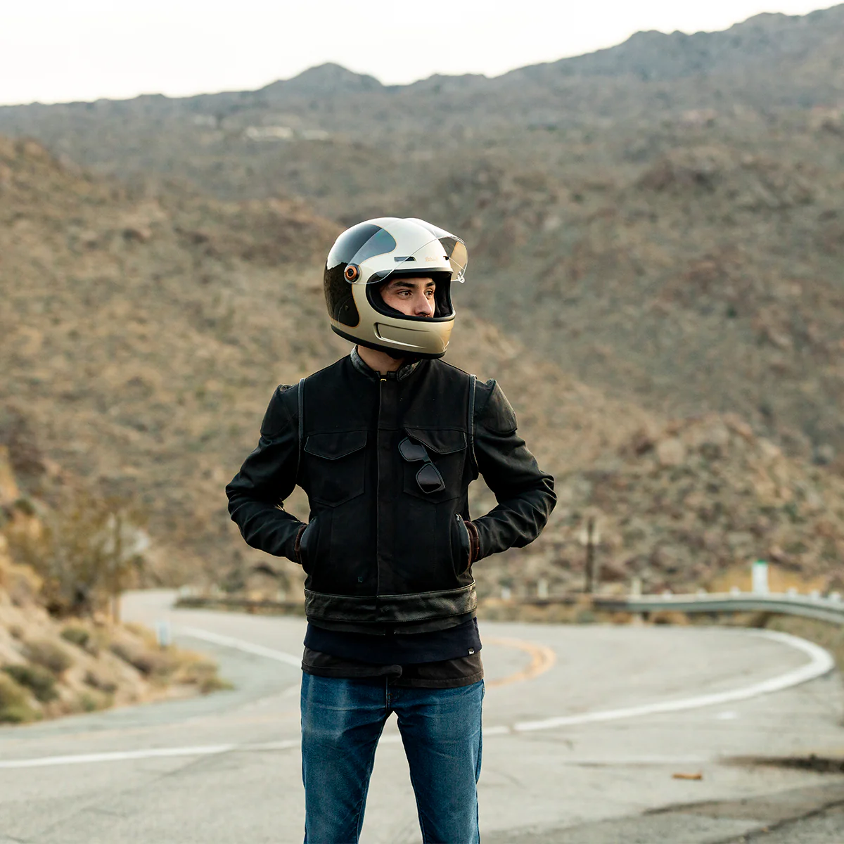CLOSEOUT Gringo SV Helmet - Metallic Champagne / Charcoal Tracker - Image 19