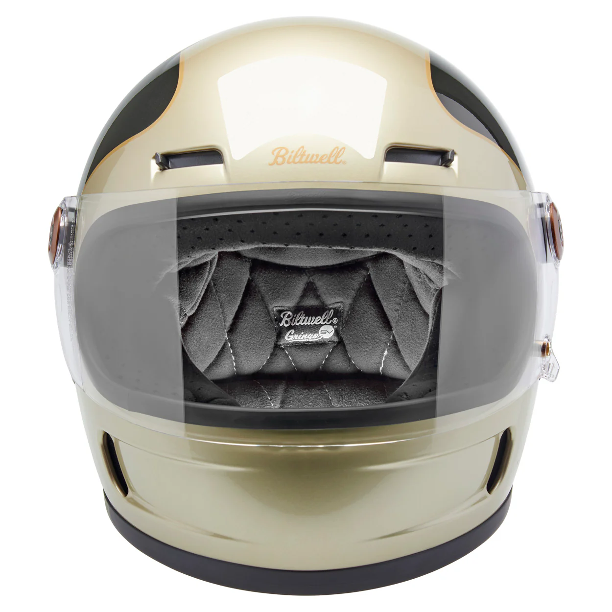 CLOSEOUT Gringo SV Helmet - Metallic Champagne / Charcoal Tracker - Image 2