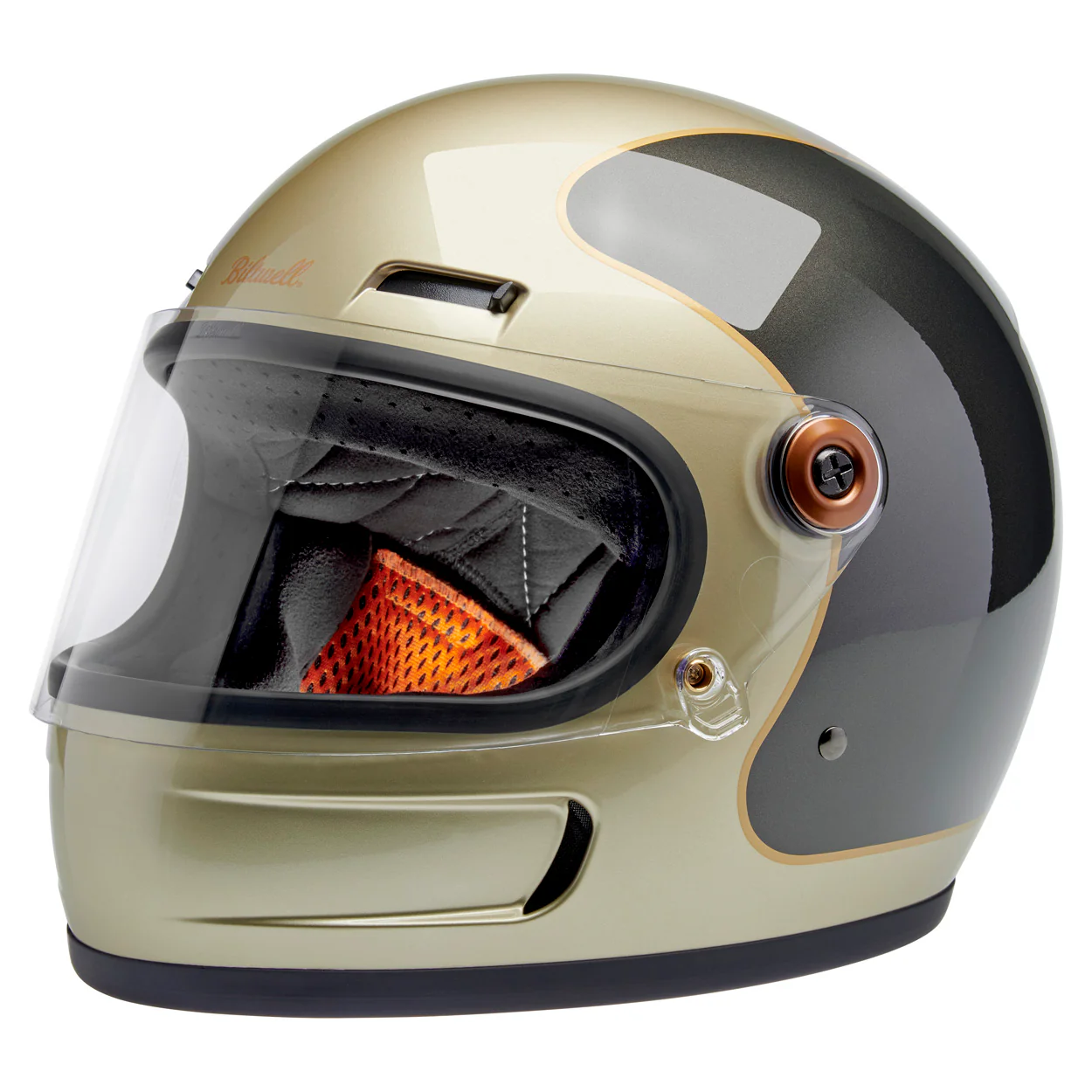 CLOSEOUT Gringo SV Helmet - Metallic Champagne / Charcoal Tracker - Image 3