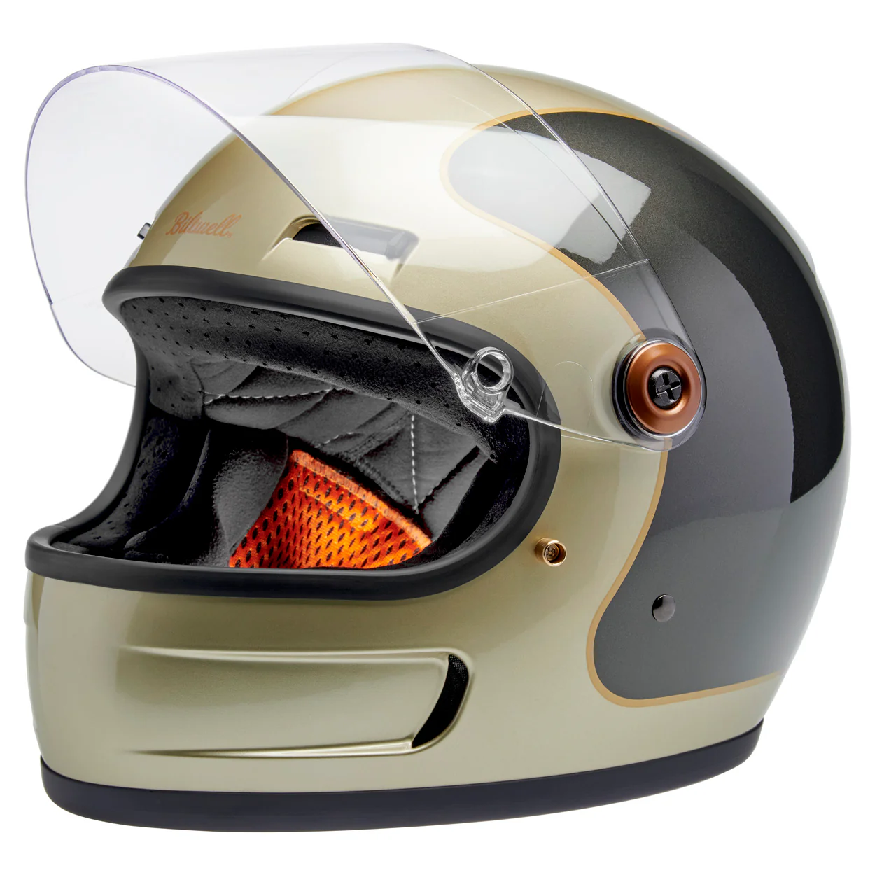 CLOSEOUT Gringo SV Helmet - Metallic Champagne / Charcoal Tracker - Image 4
