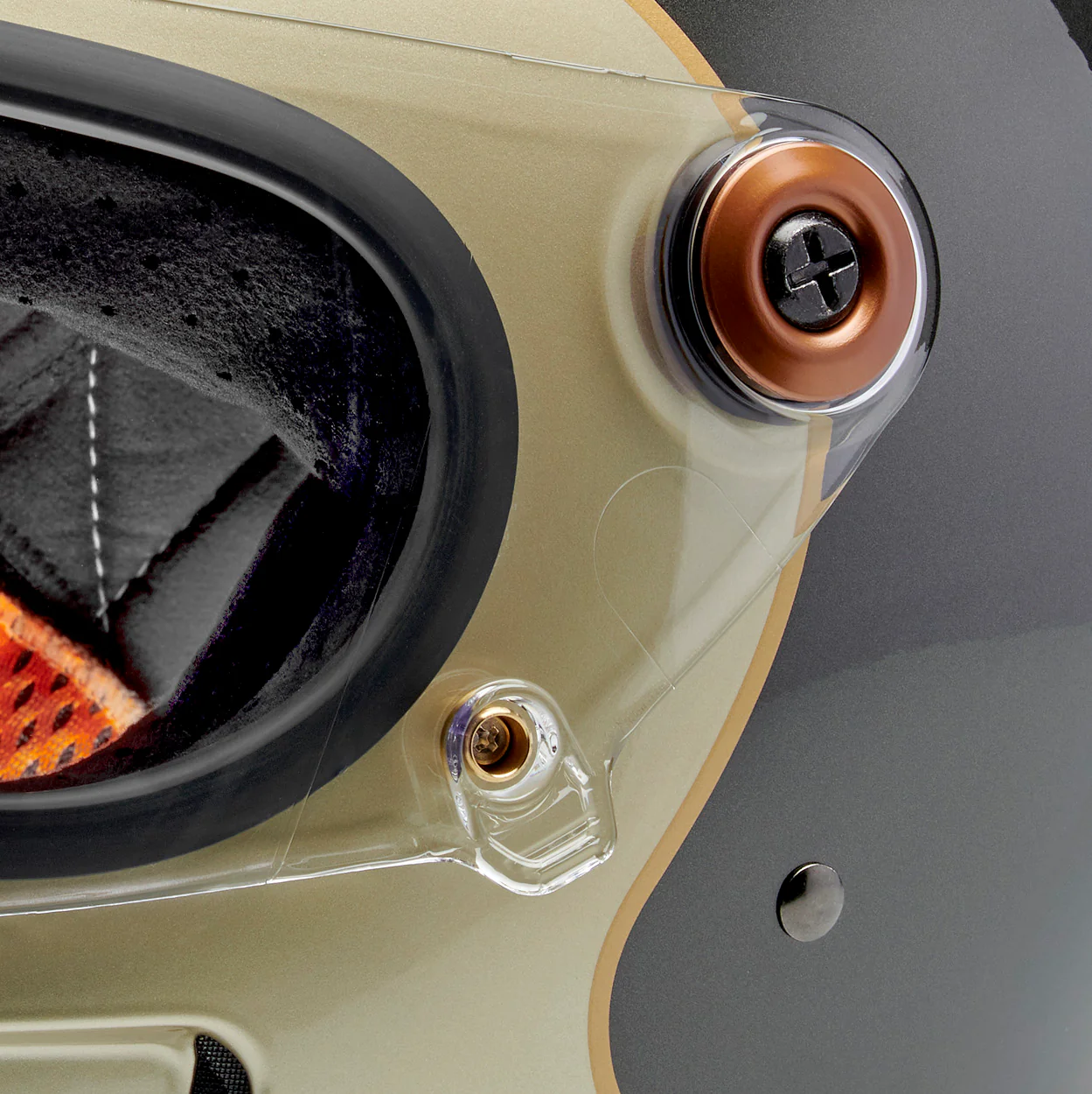 CLOSEOUT Gringo SV Helmet - Metallic Champagne / Charcoal Tracker - Image 7