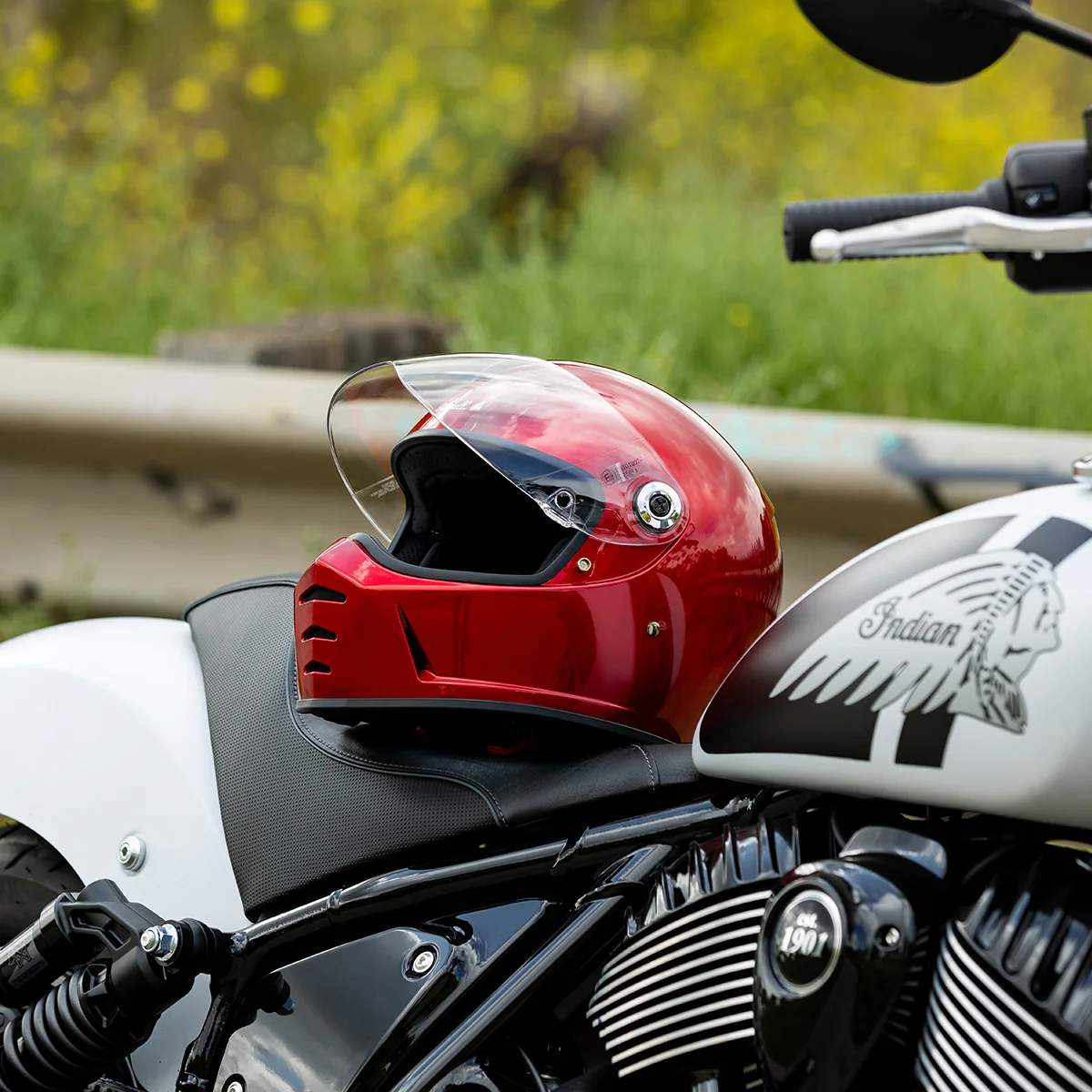 CLOSEOUT Lane Splitter Helmet - Metallic Cherry Red - Image 14