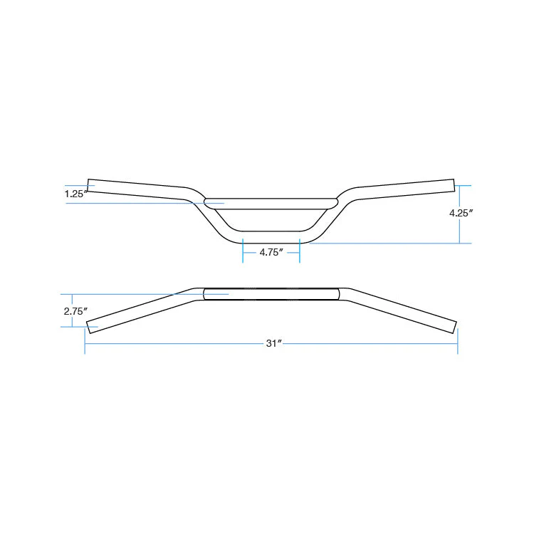 CLOSEOUT Moto 7/8" - Chrome - Image 5