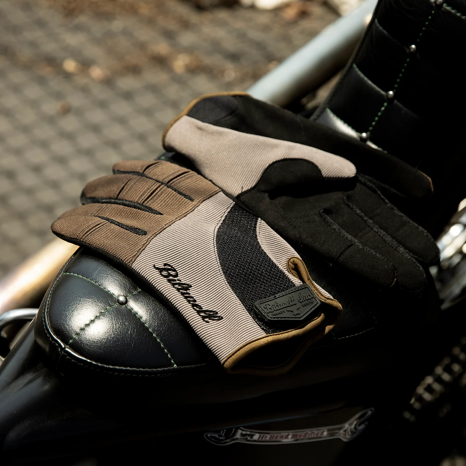 CLOSEOUT Moto Gloves - Coyote/Black - SIZE X-SMALL - Image 16