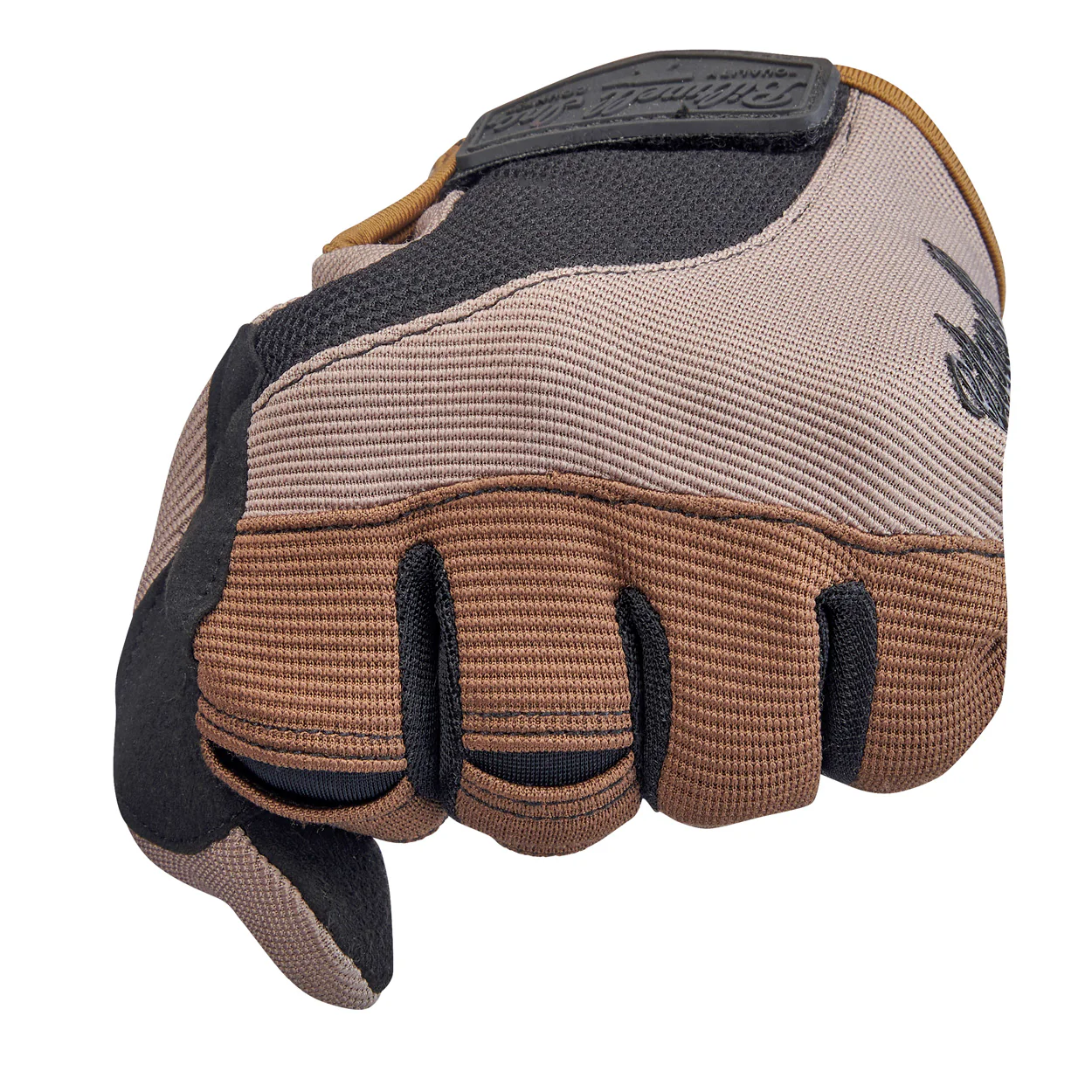 CLOSEOUT Moto Gloves - Coyote/Black - SIZE X-SMALL - Image 4