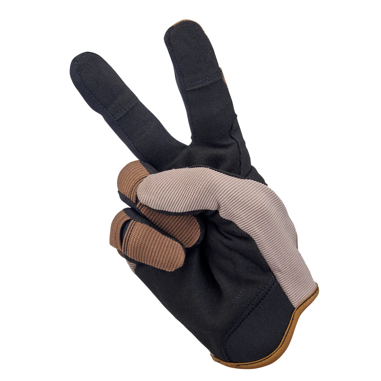 CLOSEOUT Moto Gloves - Coyote/Black - SIZE X-SMALL - Image 5
