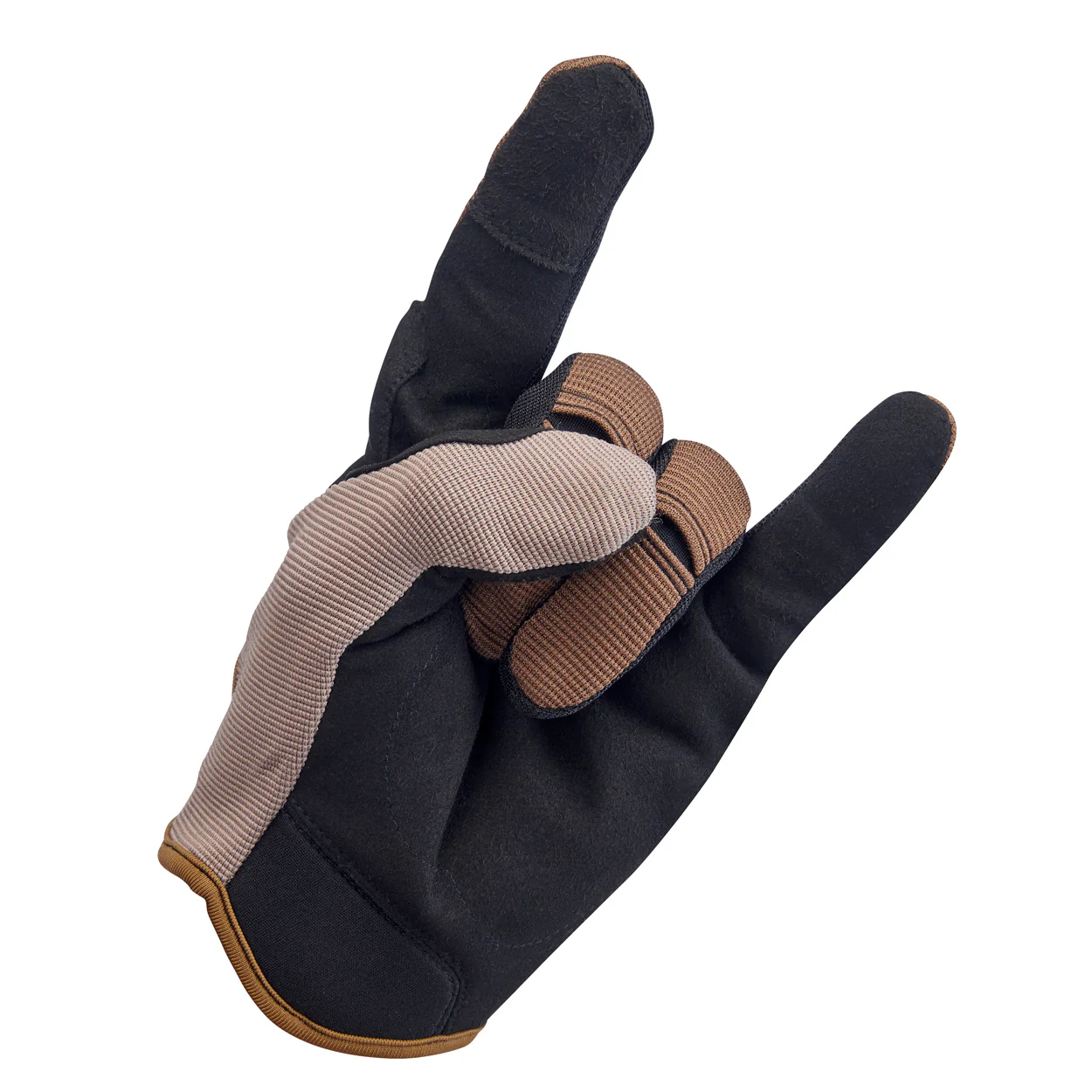 CLOSEOUT Moto Gloves - Coyote/Black - SIZE X-SMALL - Image 8
