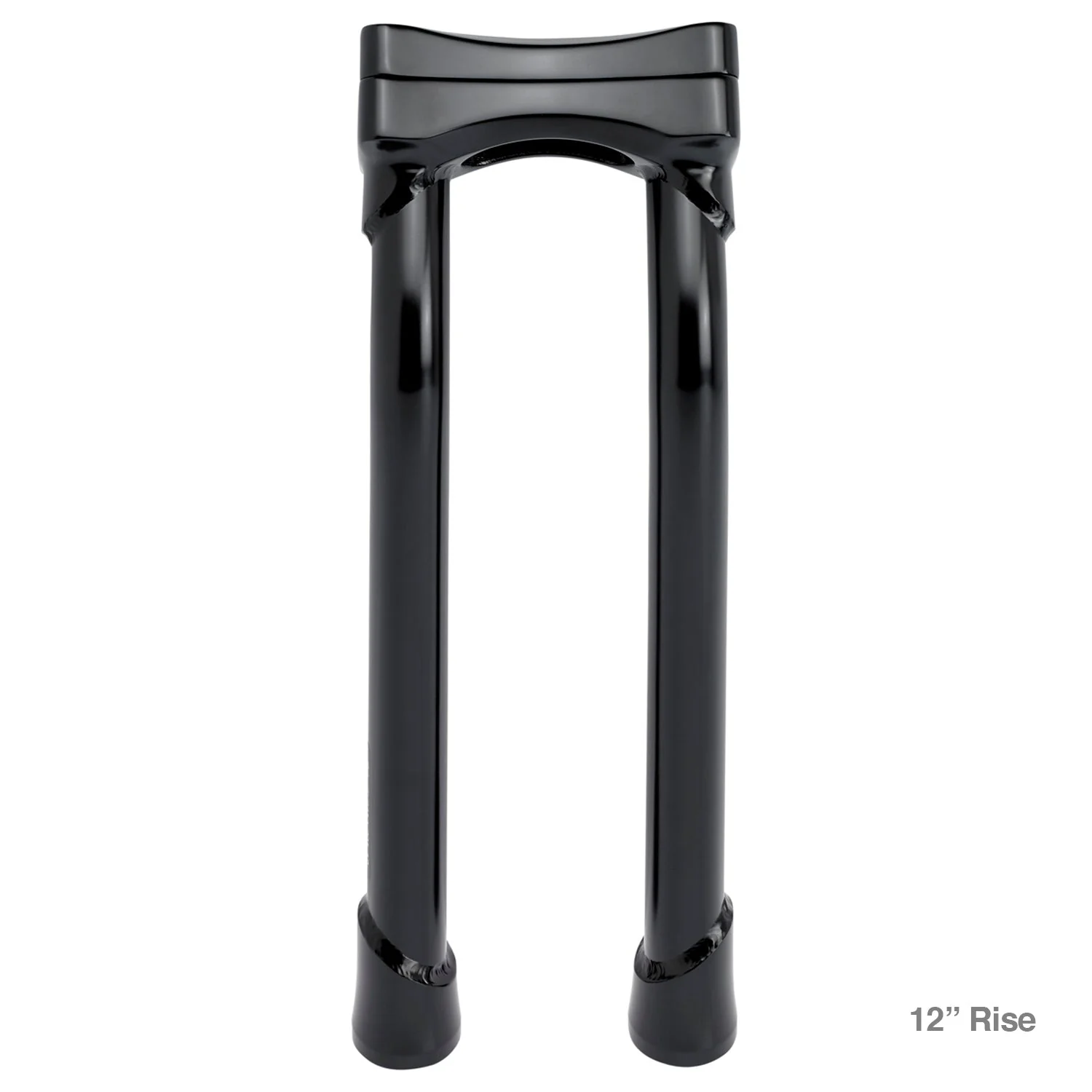 CLOSEOUT Murdock O/S Pullback Risers 6" 10" 12" 14" - Black Electroplate - Image 4