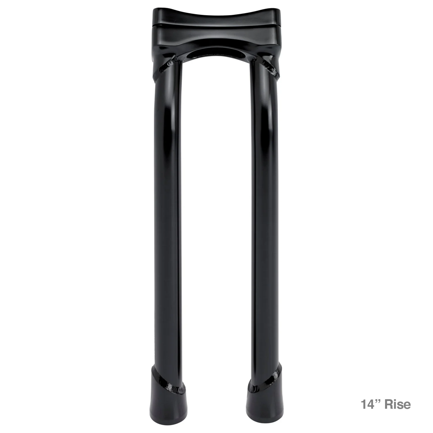 CLOSEOUT Murdock O/S Pullback Risers 6" 10" 12" 14" - Black Electroplate - Image 5