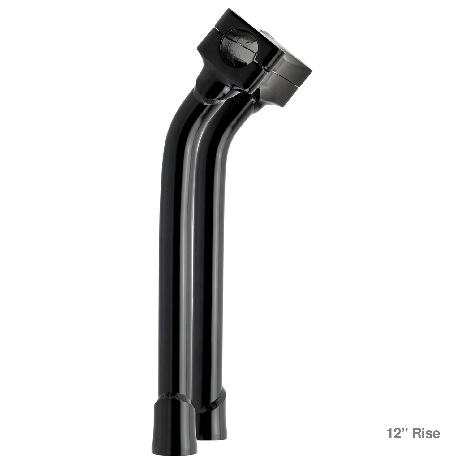 CLOSEOUT Murdock O/S Pullback Risers 6" 10" 12" 14" - Black Electroplate - Image 8