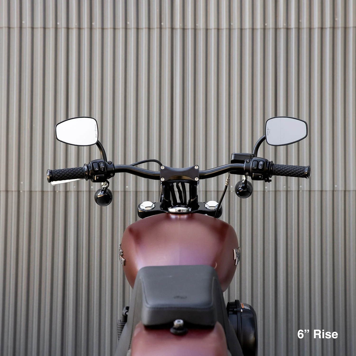 CLOSEOUT Murdock O/S Pullback Risers 14" - Chrome - Image 25