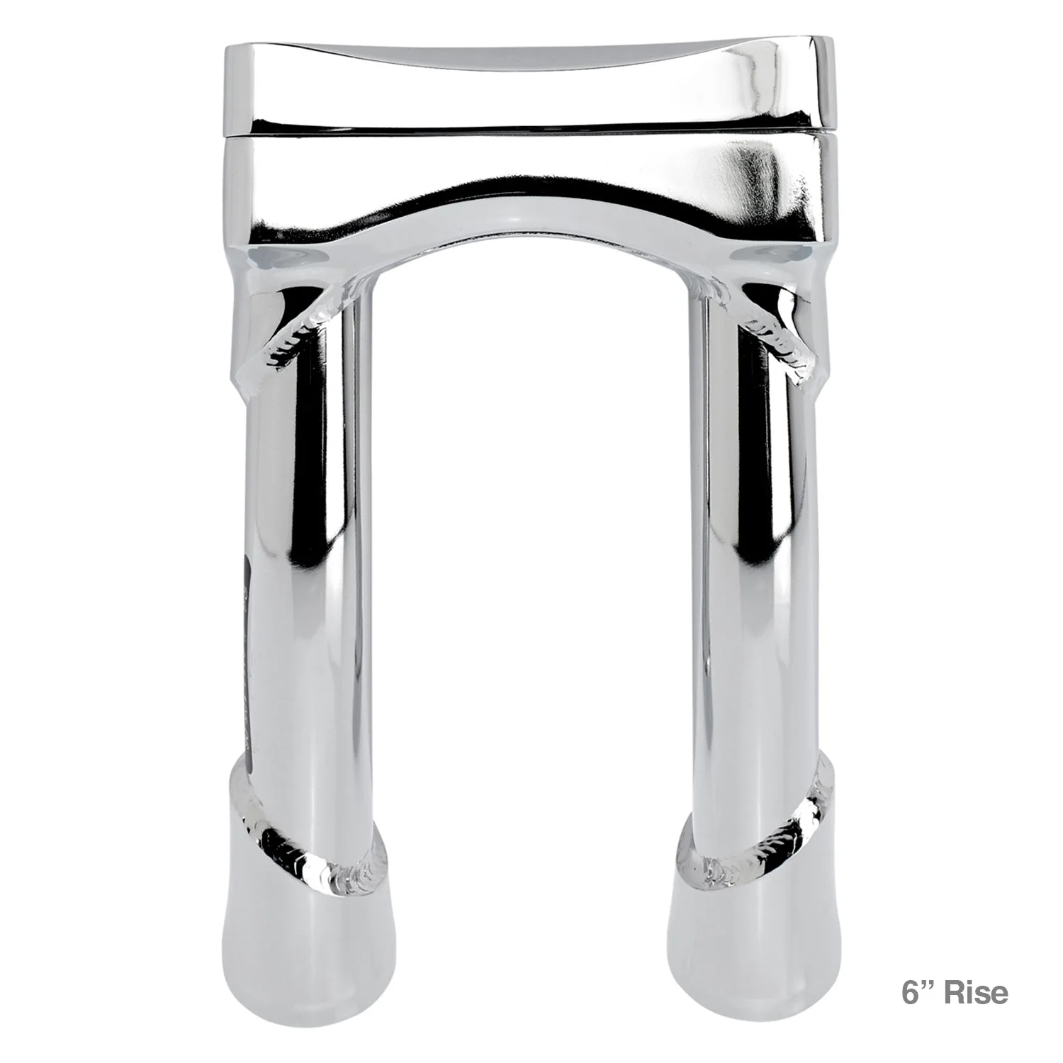 CLOSEOUT Murdock O/S Pullback Risers 14" - Chrome - Image 5