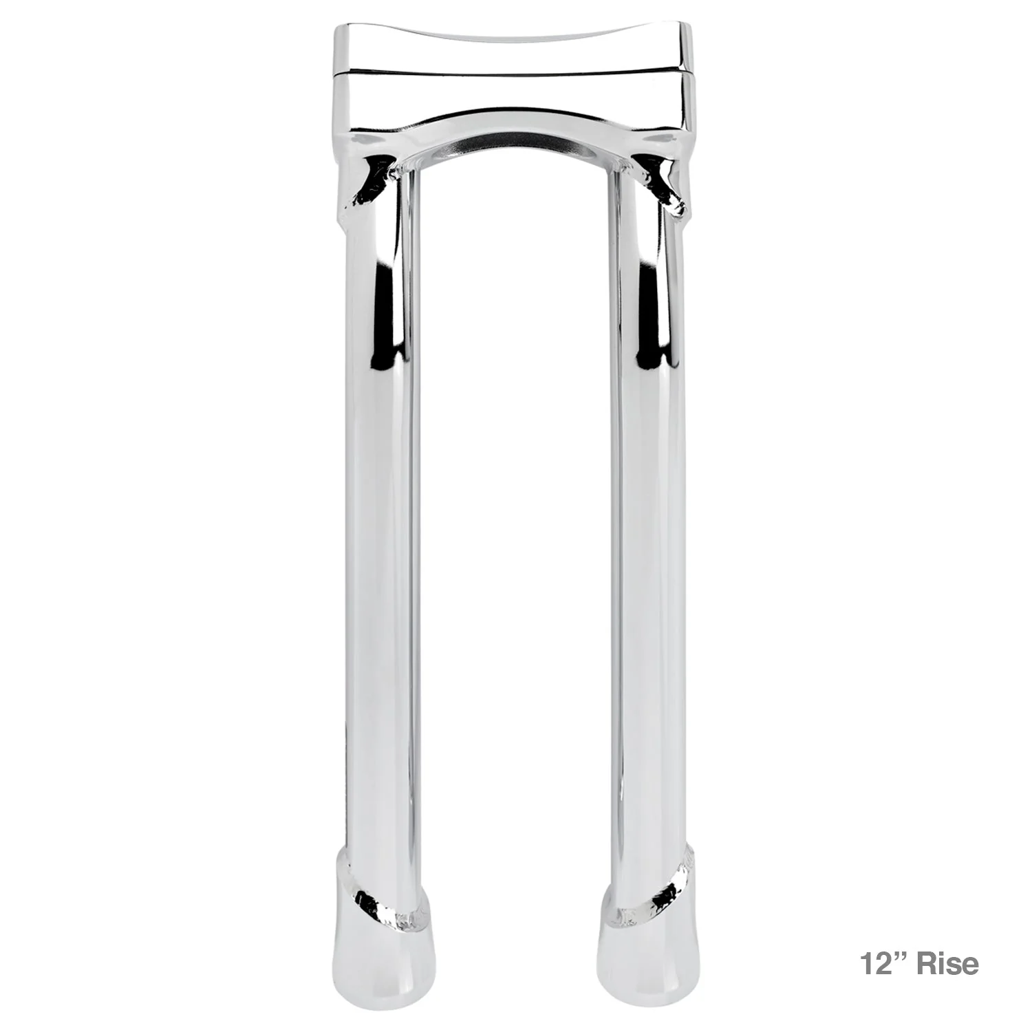 CLOSEOUT Murdock O/S Pullback Risers 14" - Chrome - Image 6