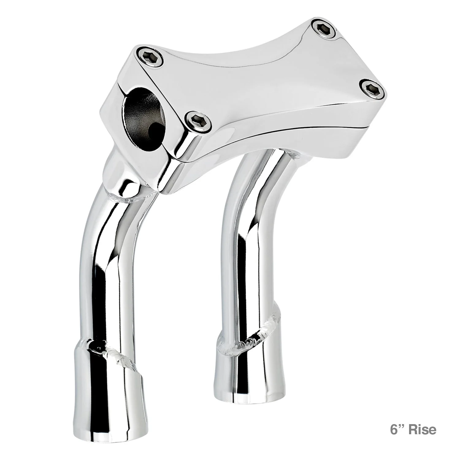 CLOSEOUT Murdock O/S Pullback Risers 14" - Chrome - Image 8